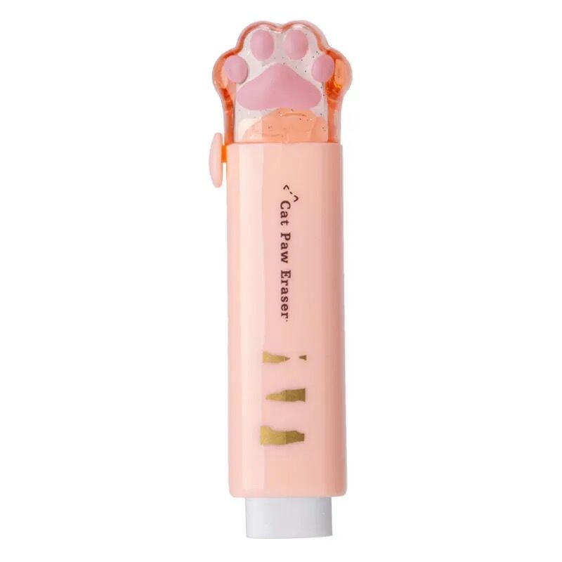 ARTİGOKİT | Push-pull Cat paw cute eraser girl pencil eraser