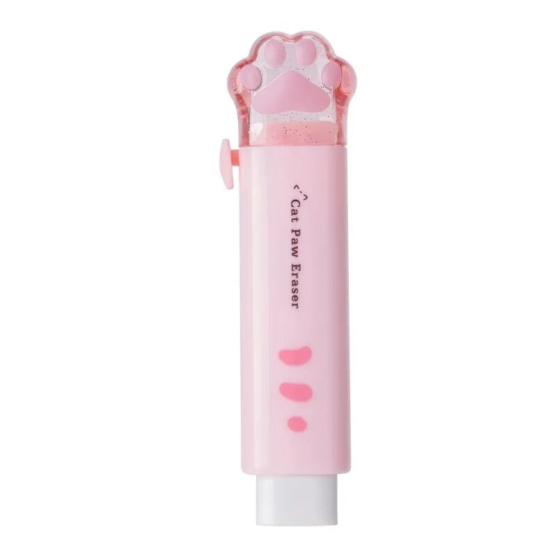 ARTİGOKİT | Push-pull Cat paw cute eraser girl pencil eraser