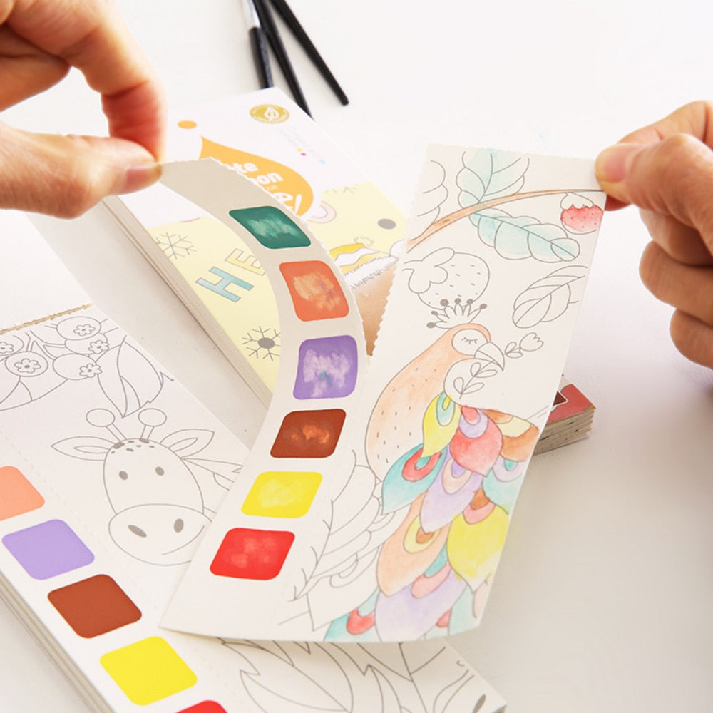 ARTİGOKİT | Portable Children Watercolor Painting