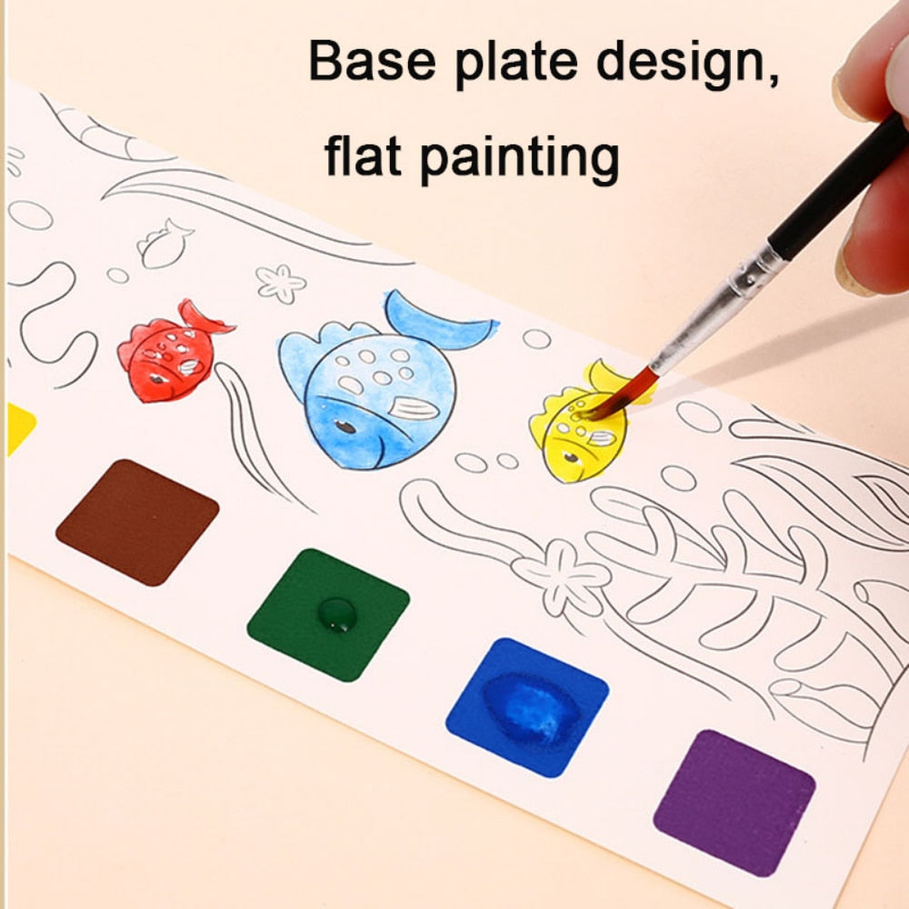ARTİGOKİT | Portable Children Watercolor Painting
