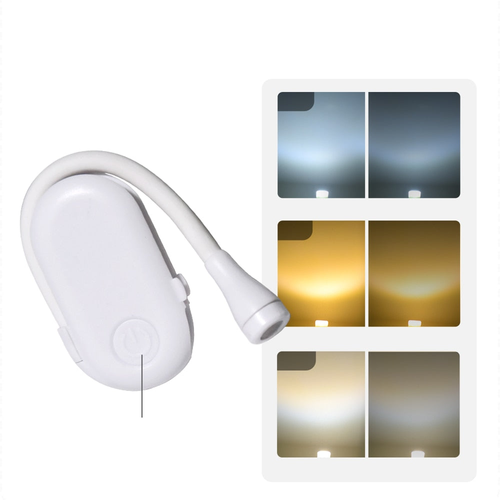 ARTİGOKİT | Book Light Portable Led Clip 360° Flip Book Lamps