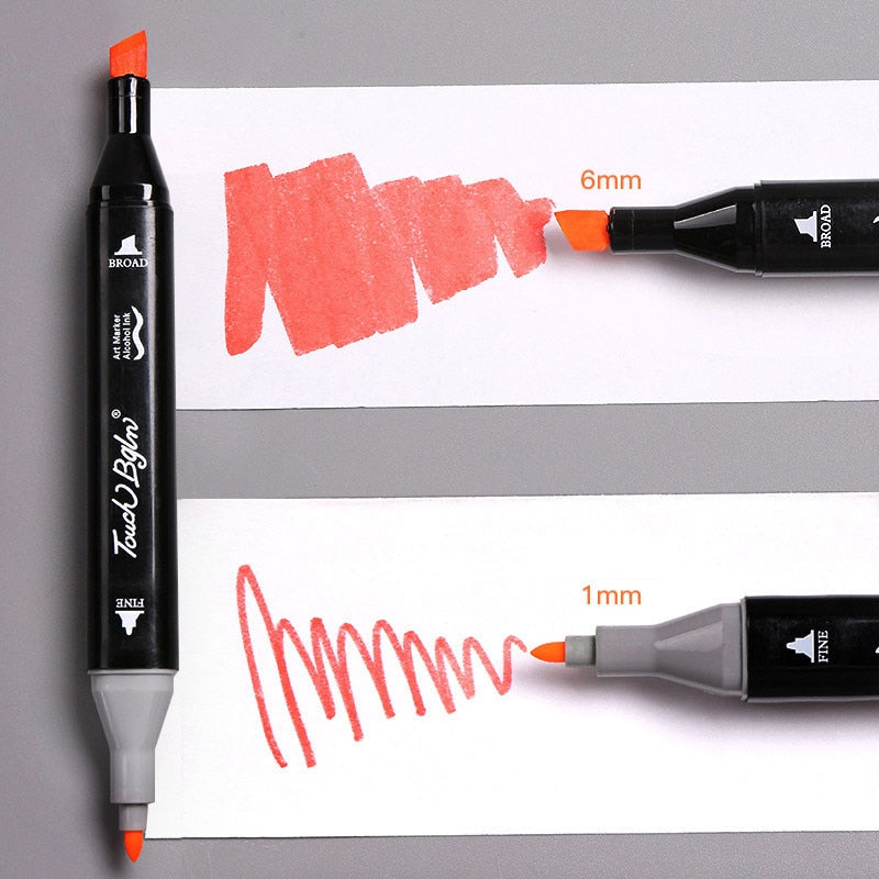 ARTİGOKİT | 24-168 Colors Oily Art Marker Pen Set