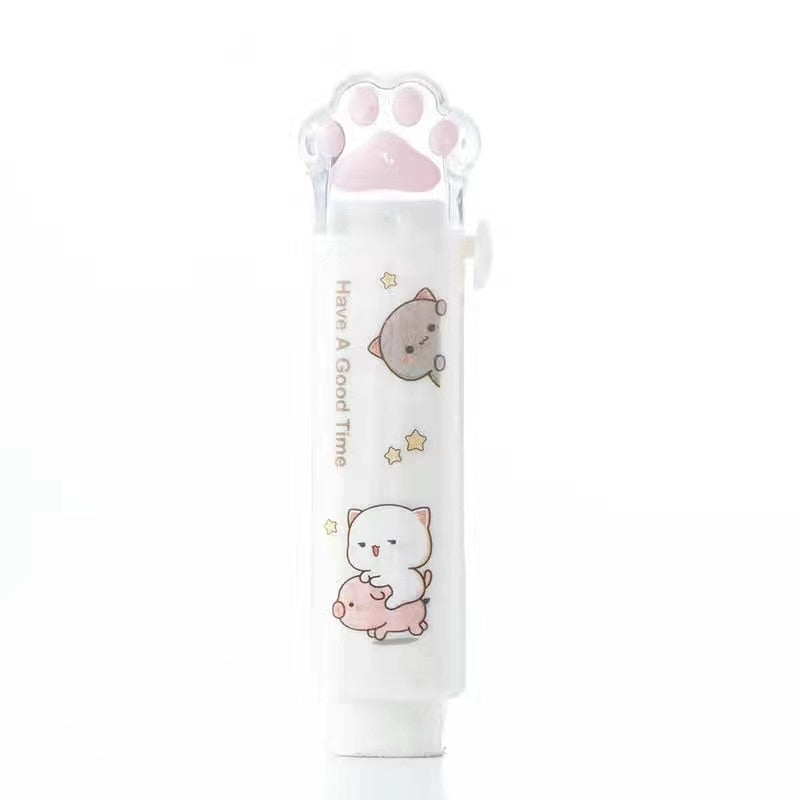 ARTİGOKİT | Push-pull Cat paw cute eraser girl pencil eraser