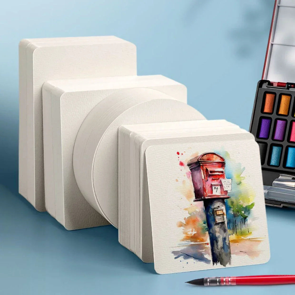 ARTİGOKİT | Square/Round Watercolor Paper