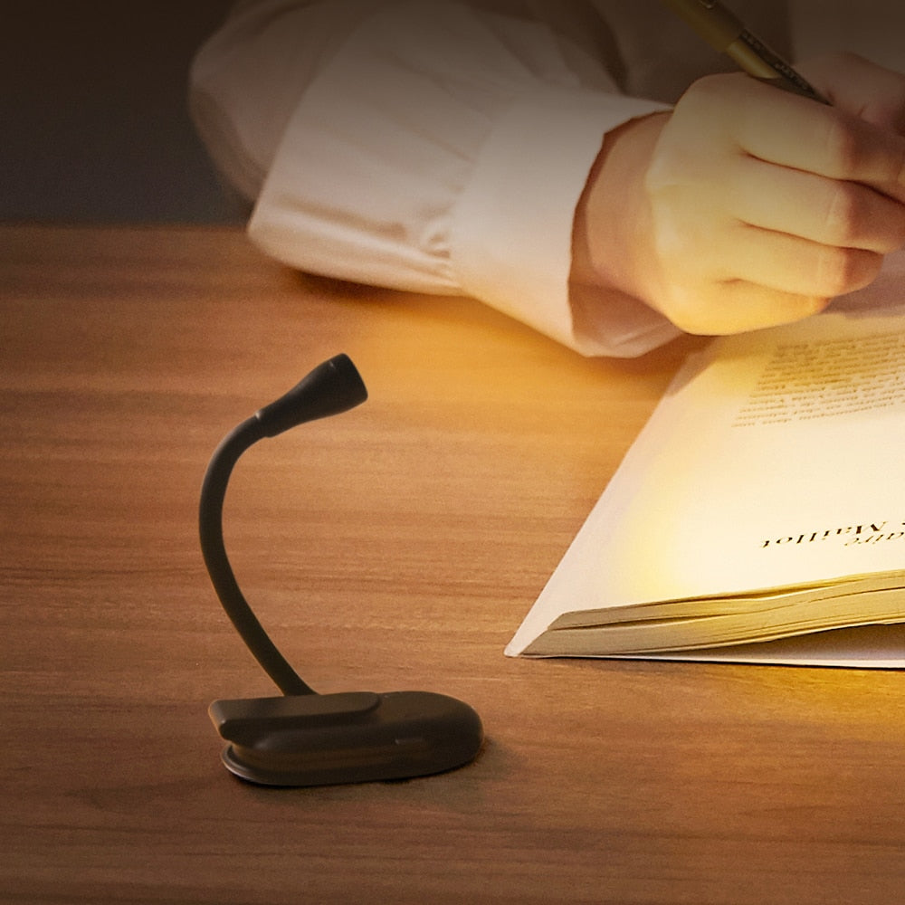 ARTİGOKİT | Book Light Portable Led Clip 360° Flip Book Lamps