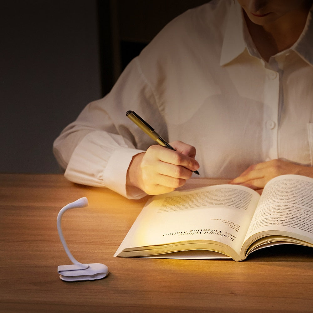 ARTİGOKİT | Book Light Portable Led Clip 360° Flip Book Lamps