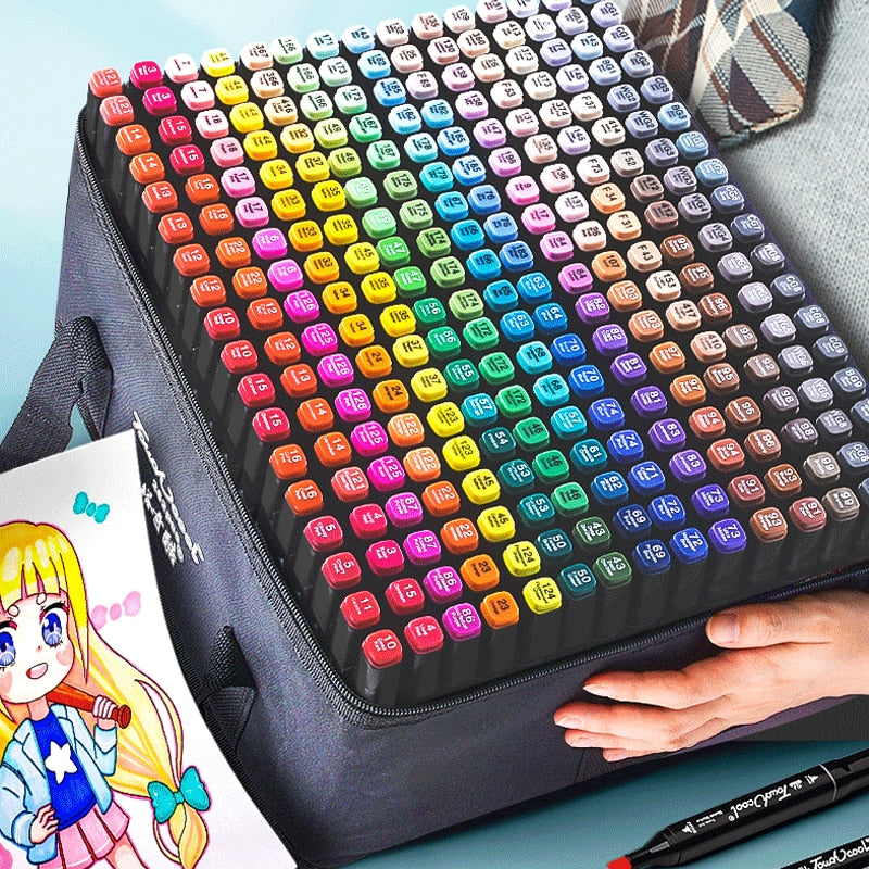 ARTİGOKİT | 24-168 Colors Oily Art Marker Pen Set